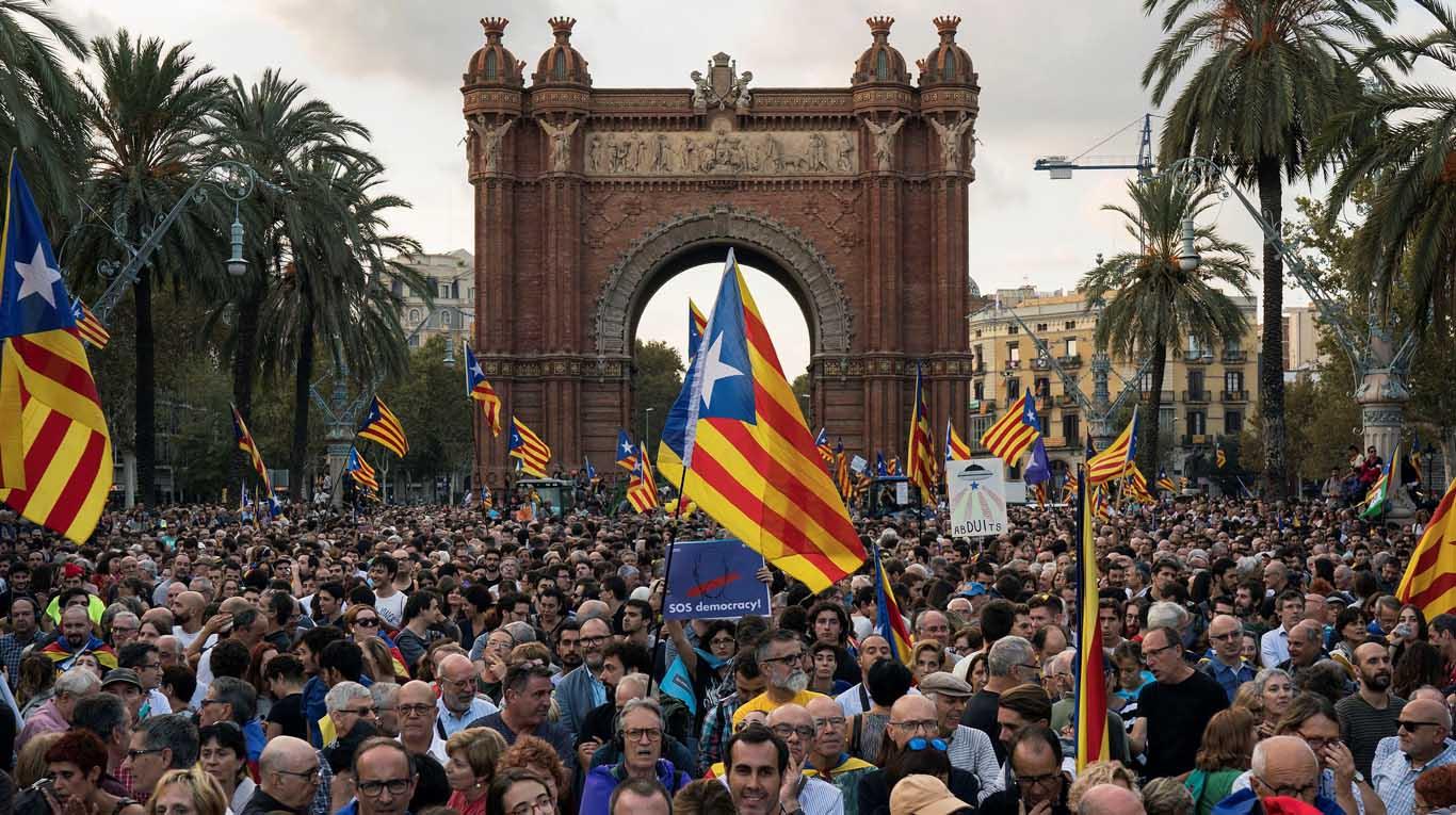 Cuarto día consecutivo de protestas en Cataluña y no se atisba una solución inmediata