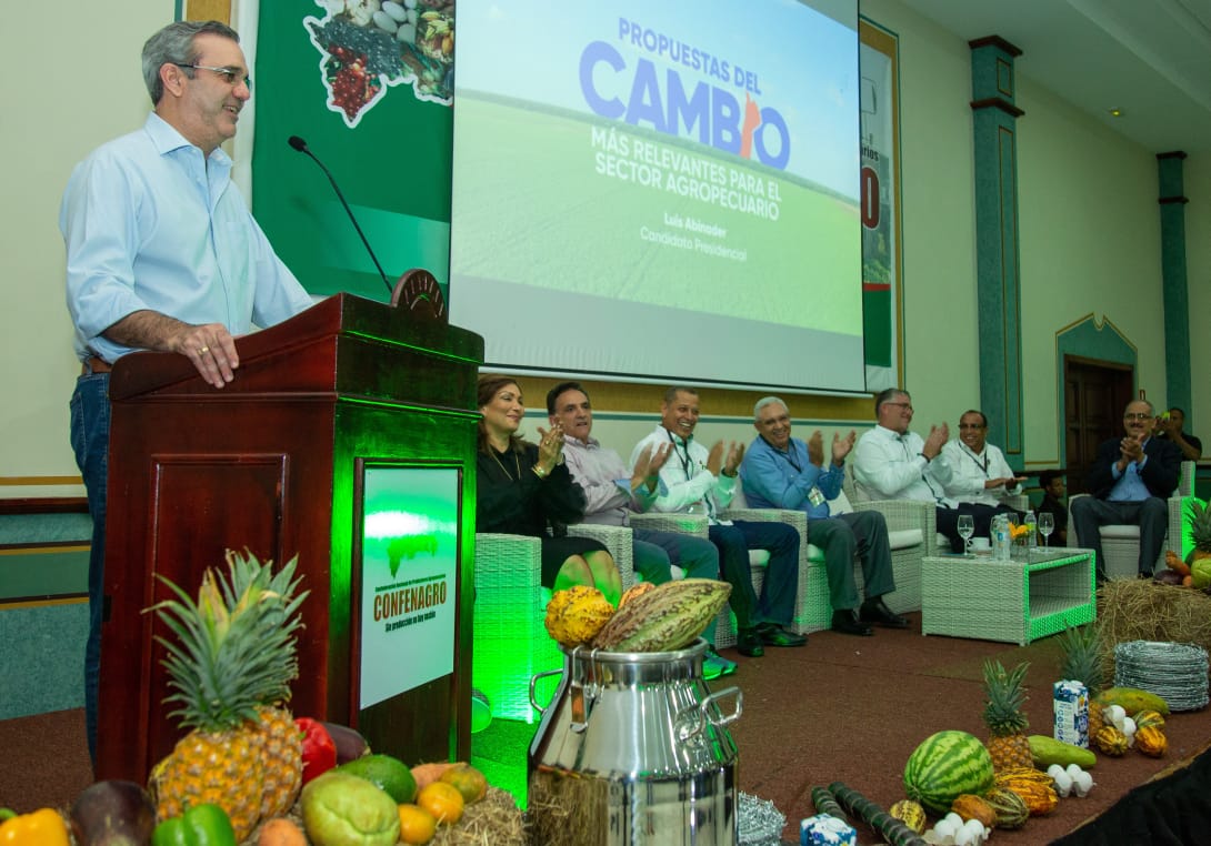Luis Abinader enumera las líneas maestras del Cambio en el sector agropecuario