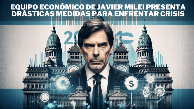Ajustes económicos radicales en Argentina para enfrentar su crisis, Ministro de Economía del Gobierno de Javier Milei, Luis Caputo presenta drásticas medidas