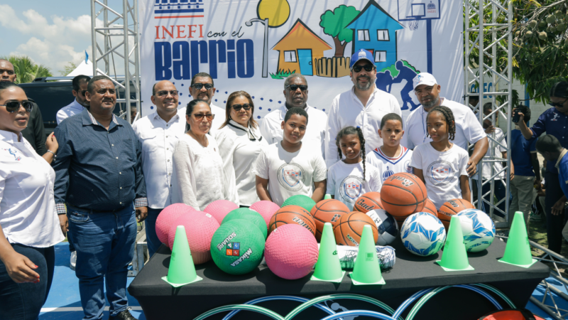 Gabinete de Política Social e INEFI llevan protección social y soluciones deportivas a munícipes de Santo Domingo Este