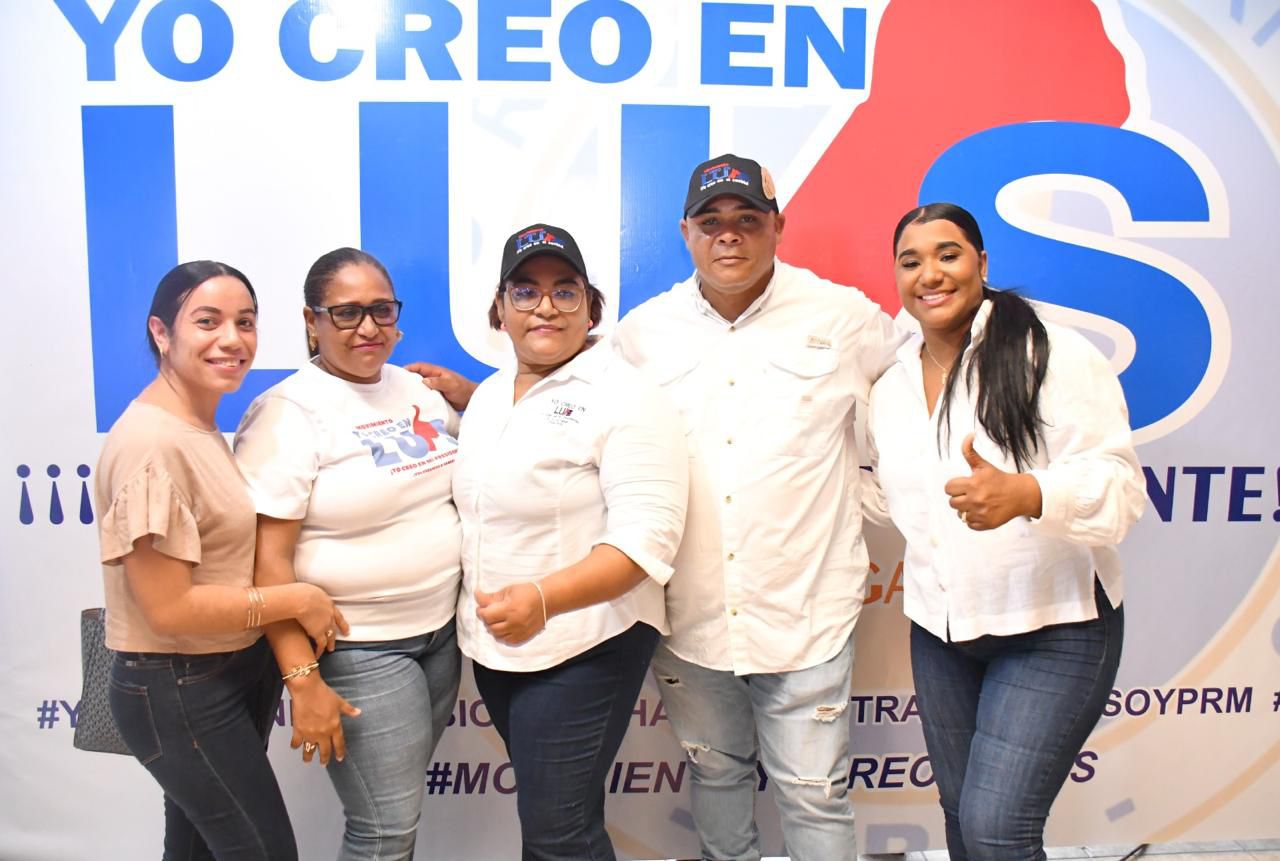 Movimiento “YO CREO EN LUIS”reafirmar una vez más » 4 años +” para el presidente Luis Abinader