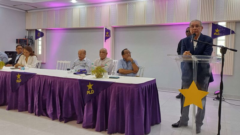 El PLD fortalece su rol opositor ante el gobierno actual