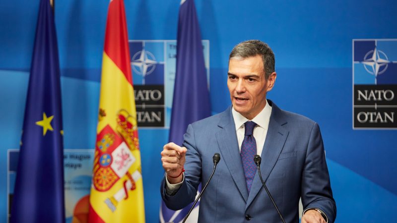 Pedro Sánchez critica el doble rasero de la Unión Europea en sanciones