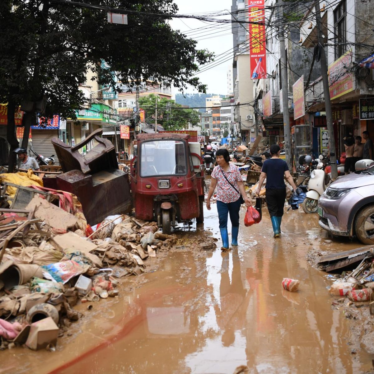 Seis muertes por inundaciones en el sur de China: Guizhou enfrenta la peor catástrofe en décadas