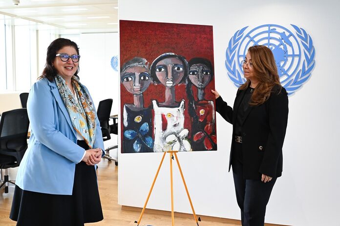 Donación de obra de arte dominicana a la Oficina de las Naciones Unidas en Viena refuerza compromiso cultural y de derechos humanos