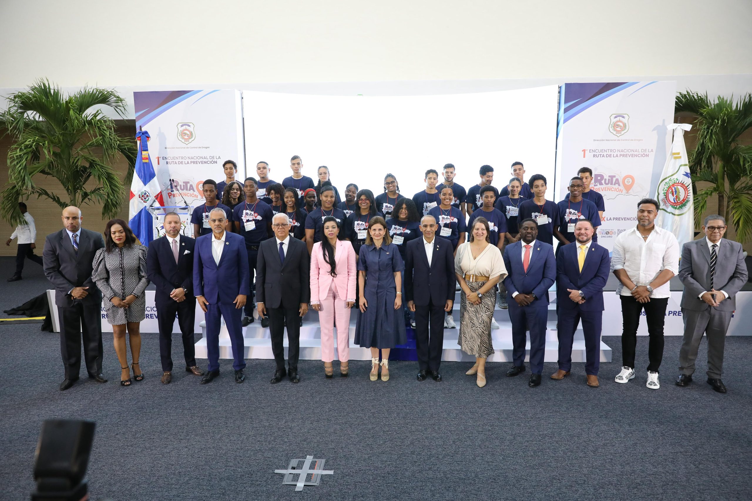 Vicepresidenta Raquel Peña lidera primer encuentro nacional del programa «La Ruta de la Prevención» para educar a la juventud dominicana