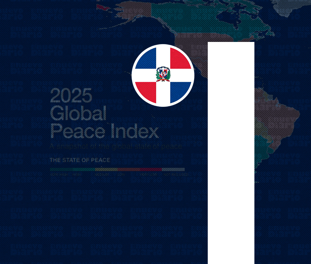 República Dominicana mejora en el Índice Global de Paz 2025
