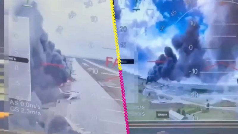 Ucrania lanza ataque con drones a gran escala contra bombarderos rusos