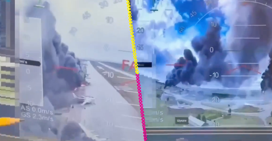 Ucrania lanza ataque con drones a gran escala contra bombarderos rusos