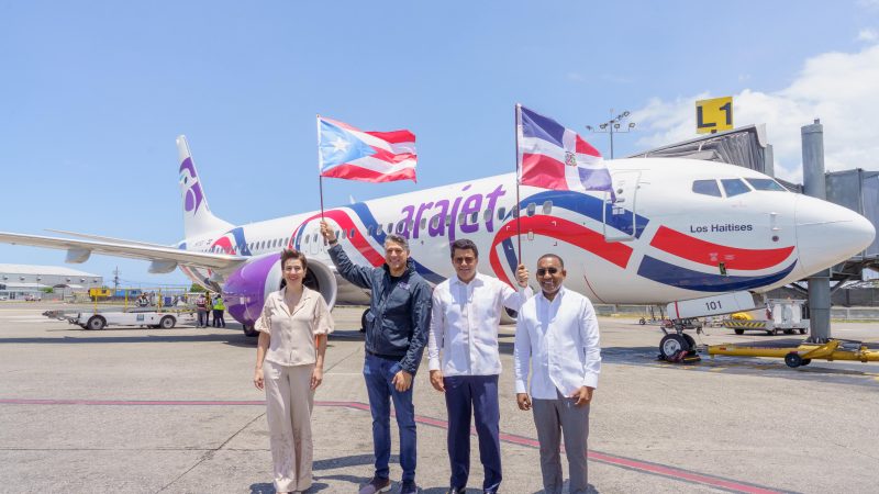 Inauguración del primer vuelo de Arajet a Puerto Rico fortalece la conectividad aérea entre ambos destinos