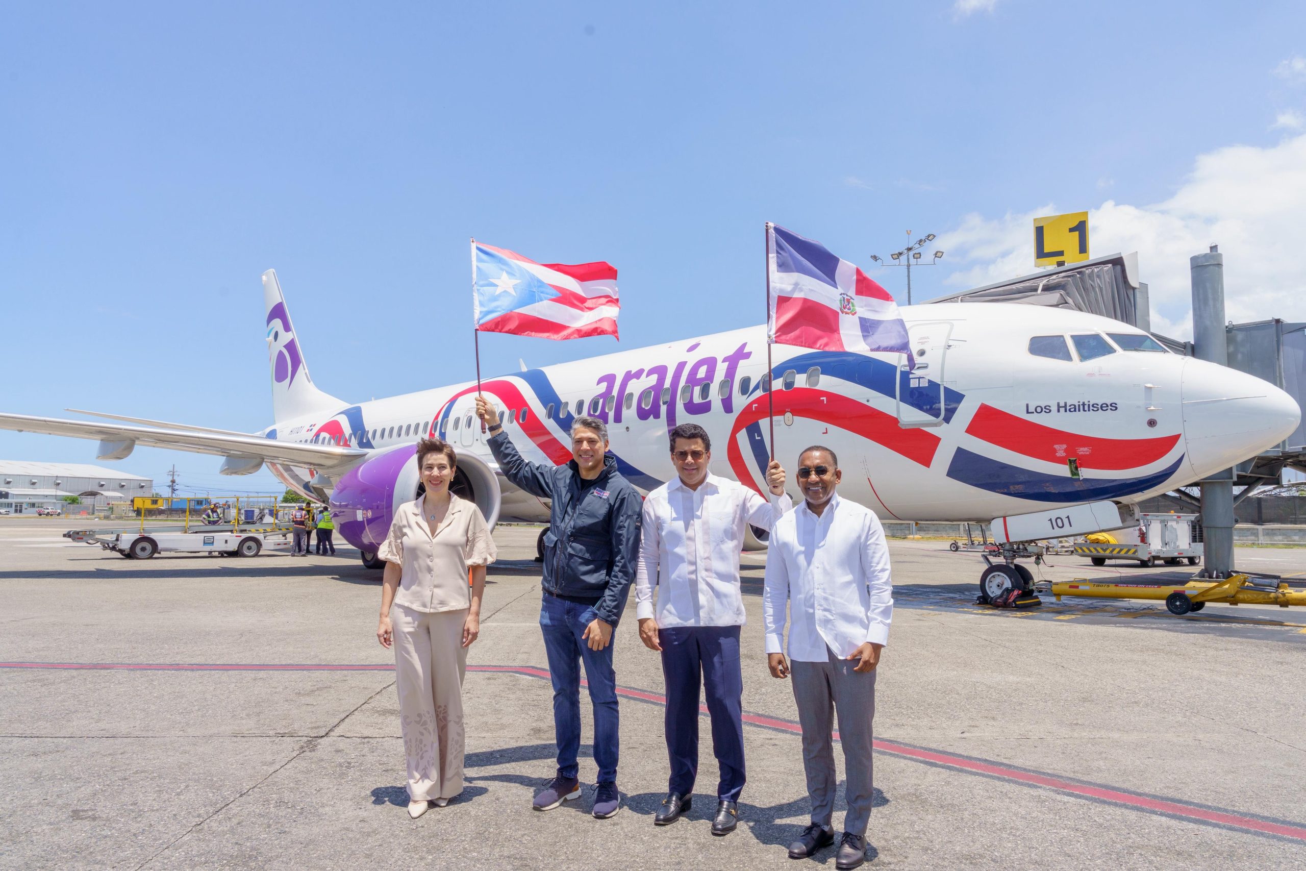 Inauguración del primer vuelo de Arajet a Puerto Rico fortalece la conectividad aérea entre ambos destinos